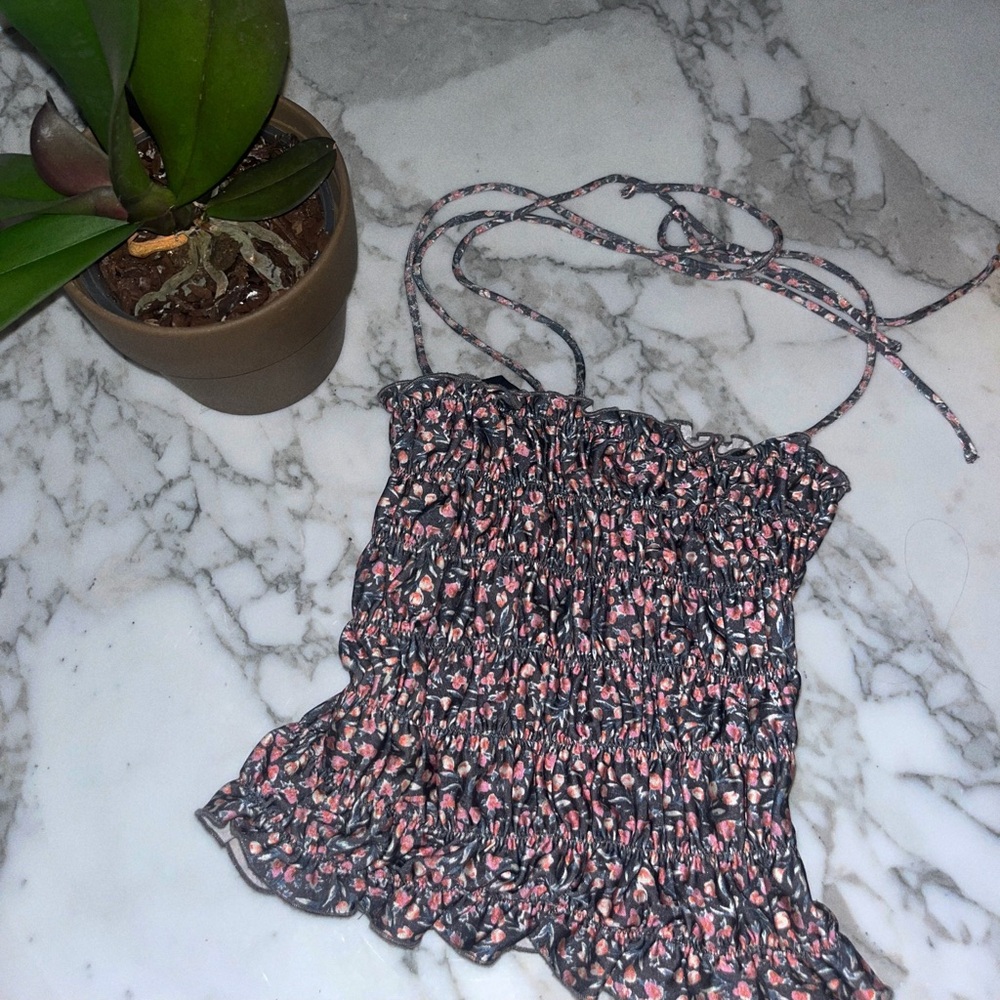 Flower Crop Top